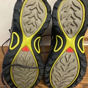 Salmon wonam hiking shoes.